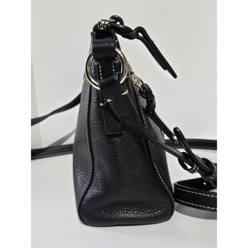Dooney & Bourke Pebble Leather Allison Crossbody Bag Purse Black - Picture 5 of 16